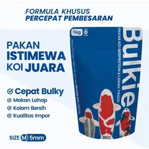 Pakan KOI HIGROW Makanan Pelet BULKIE PENGGEMUK 5mm