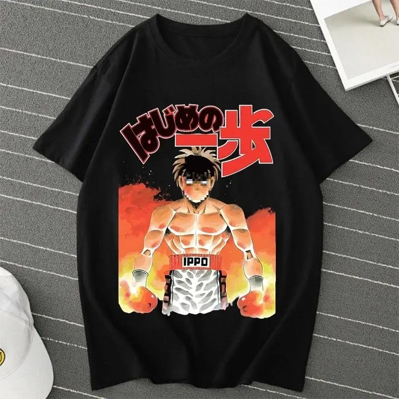 Áo Thun Tập Luyện Quyền Anh, Anime Hajime No Ippo Kamogawa, Chất Liệu Cotton, 220G Bông Cao Cấp, Được Làm Bằng Cotton