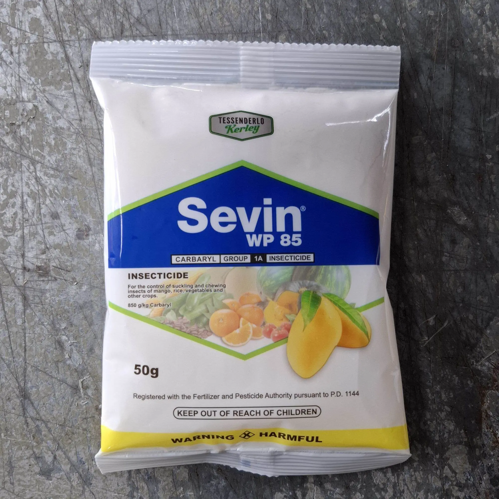 SEVIN WP 85 (50 GRAMS) CARBARYL INSECTICIDE FOR CROPS - ALSO ANTI TICK ...
