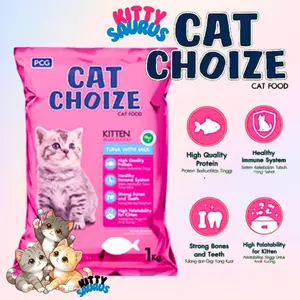 CAT CHOIZE DRYFOOD KITTEN 1 KG & ADULT 800GR
