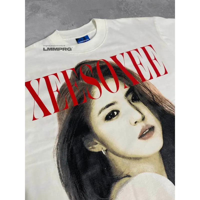 KAOS BAJU HAN SO HEE DRAKOR T-SHIRT OVERSIZE | LMM PRG Katun Combed Polos Distro Oblong Pendek Atasan 3