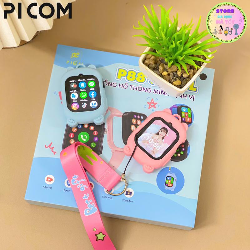  Đồng Hồ Thông Minh PICOM P88 Lắp Sim Nghe Gọi Dùng 4G 5G Lướt Web Chơi Game 