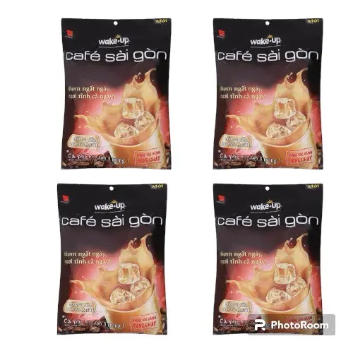 Combo 4 bịt Wake Up cafe Sai Gòn ( mỗi bịt 24 gói * 19 g ) Coffee Cà Phê cà  phê chapman  n4 cà  phê chapman  no4 ca  cafe  sữa renew  coffee