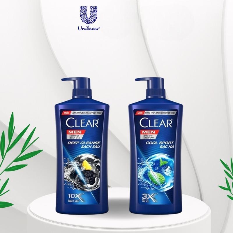 Dầu Gội CLEAR Men Sạch Sâu Bạc Hà Mát Lạnh 900g/630g Oriflame Dưỡng Tóc Serum - Dành Riêng Cho Da Đầu Nam Giới