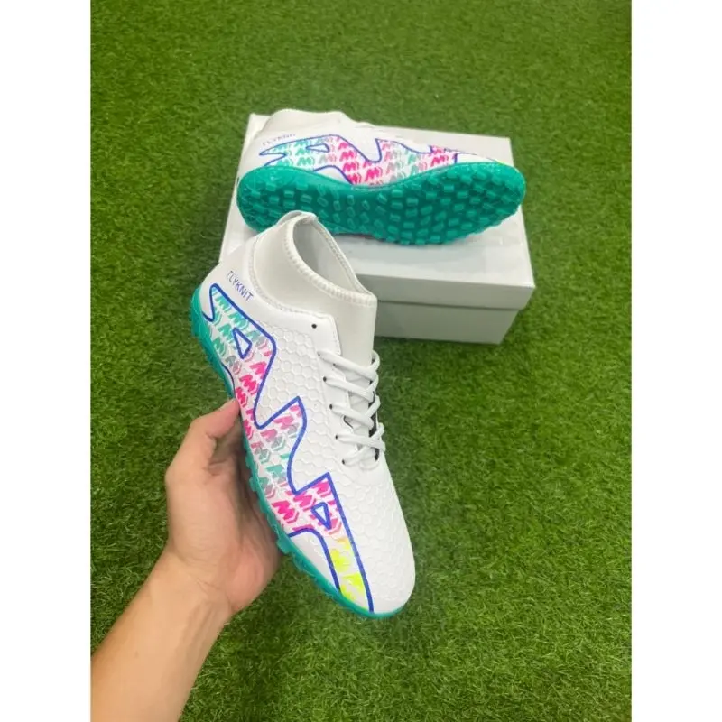 Giày đá bóng cao cổ , giày đá banh sân cỏ nhân tạo Superfly 9   khâu đế toàn bộ   tặng kèm tất. 0
