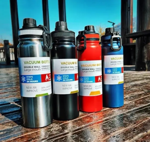 ANSEN Original Vacuum Insulated Cup Cold and Hot Water Bottle Thermos Cover Vacuum Flasks Lid Travel Universal Drinkware Outdoor Mug Outlet Stainless Beverage Steel Vacuum Cup Plastic Portable Bottled Tumbler Insulation Handy