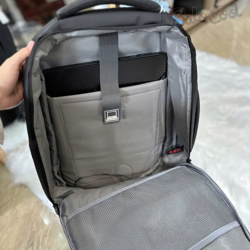 Balo Du Lịch Laptop 16inch BC753 Da PU Có Ngăn Mở Rộng 2