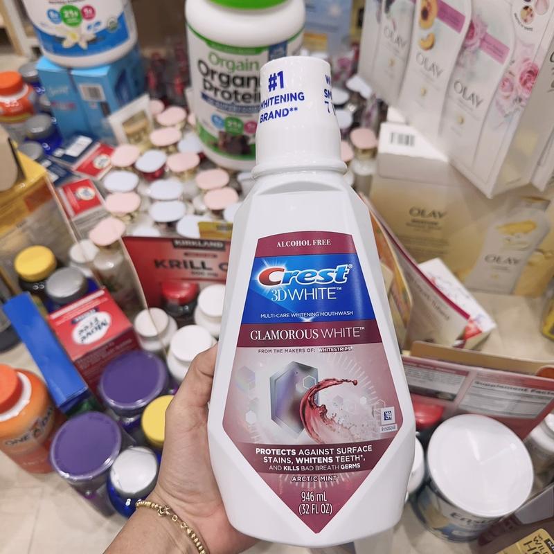 Nước súc Miệng Crest 3D White Glamorous White – 946ml 3