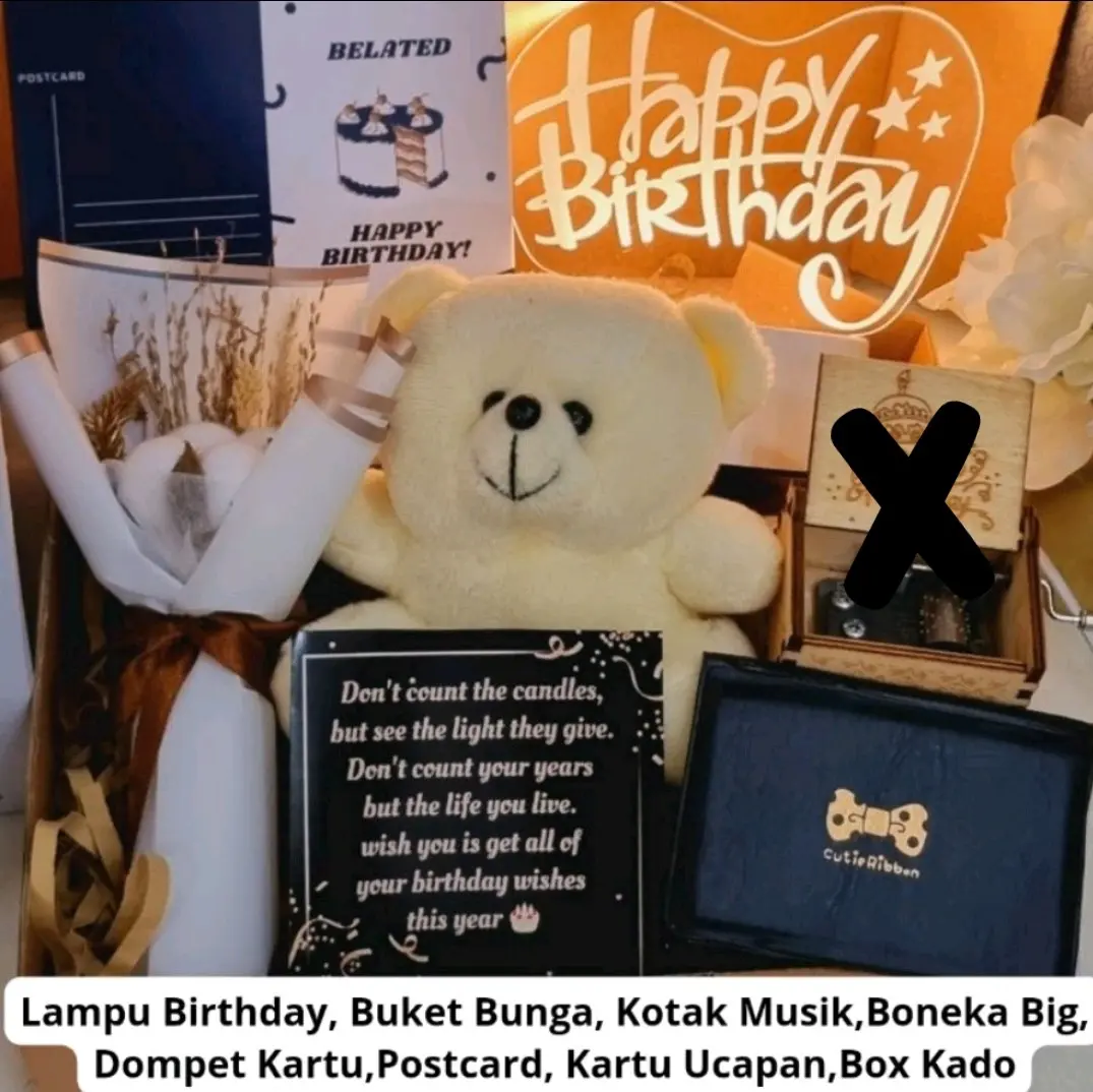 BIG HBD TANPA COKLAT + TANPA MUSIK