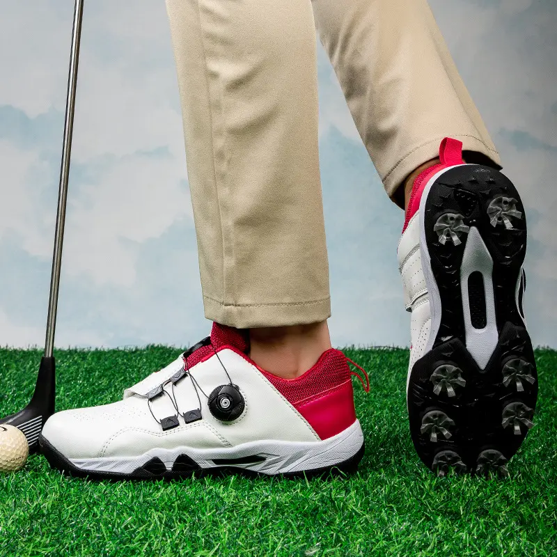 Giày Golf, Giày Thể Thao Chuyên Nghiệp, Chống Trượt, Hàng Có Sẵn Thời Trang Mới Nóng Bỏng, Dành Cho Nam Và Nữ, Thể Thao Đi Chơi, Chất Lượng Cao, Có Đinh Lấy, Thích Hợp Cho Các Tay Cầm Chuyên Nghiệp 3