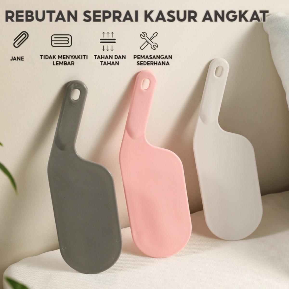 Alat Pasang Seprai & Penjepit Sprei Anti Melar - Alat Perata, Penahan dan Pemberat Sprei untuk Kasur dan Kamar Tidur