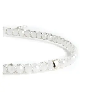 Crystal rainbow nugget tali silver |  Bracelet for Women Aesthetic Samapura