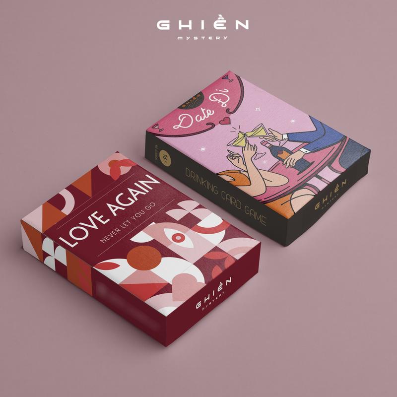 Combo cho cặp đôi "DATE ĐI - LOVE AGAIN" 90 thẻ bài từ tìm hiểu đến thấu hiểu bộ bài gắn kết tình cảm | GHIỀN MYSTERY box cung hoàng đạo bộ bài đờ ram ma bài meme Cards