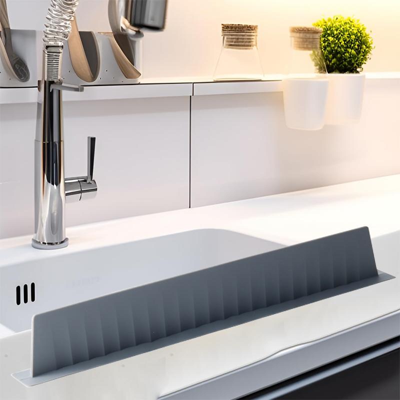 Sink Splash Guard Silicon Wash Dishes Anti-Splash Partition Anti Splash Partition Board Silicone