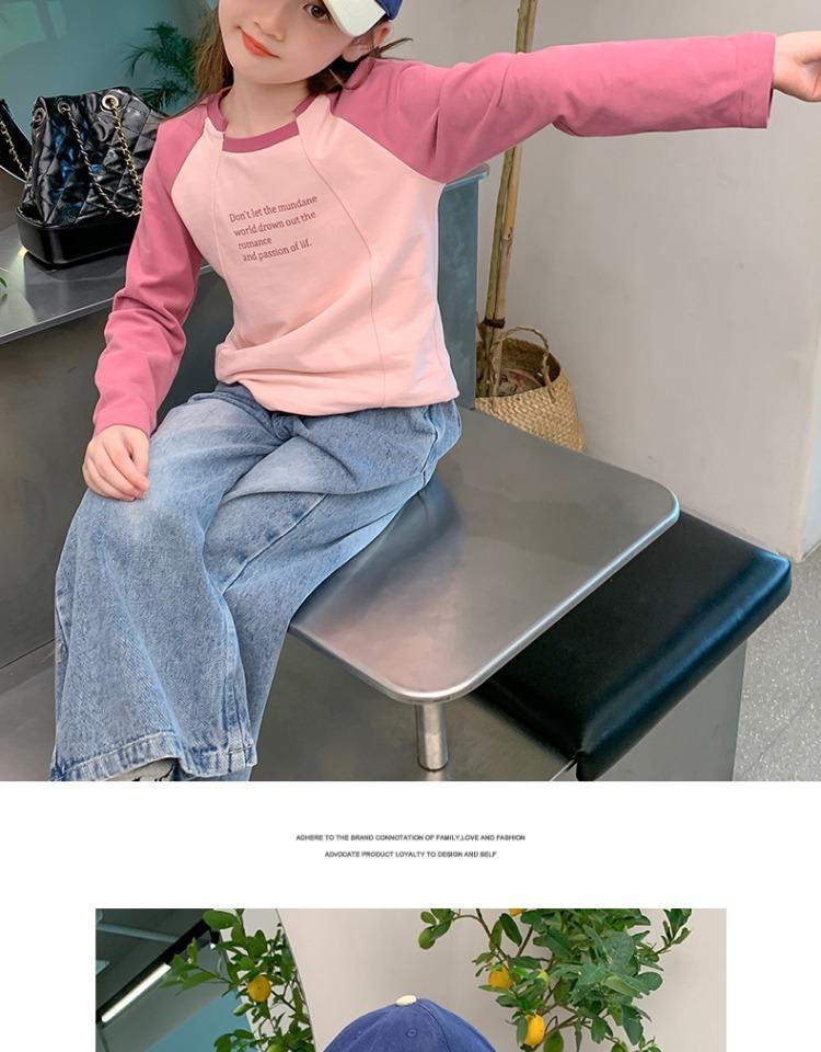 Product Introduction of Áo Thun Dài Tay Cho Bé Gái, Bộ Sưu Tập Mùa Xuân Và Mùa Thu, Hàng Mới Về, Áo Cơ Sở Mùa Thu Cho Trẻ Em, Phong Cách, Áo Mùa Thu Cho Bé Gái, Hợp Xu hướng 5