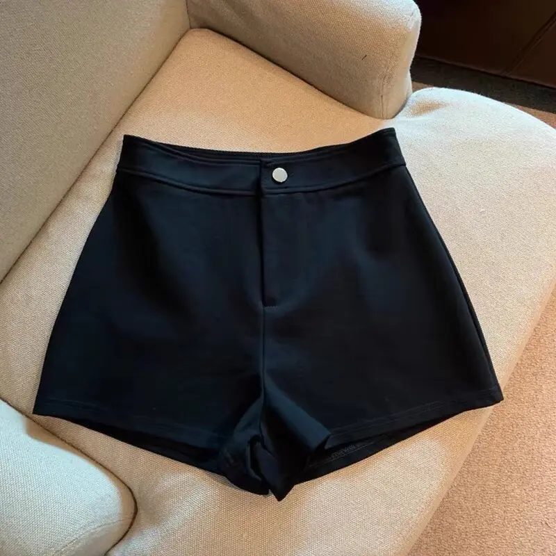 [Combo 2 Quần] Quần Short Nữ Cạp Cao Chất Umi Hàn Dày Dặn Co Giãn Women Pants 3