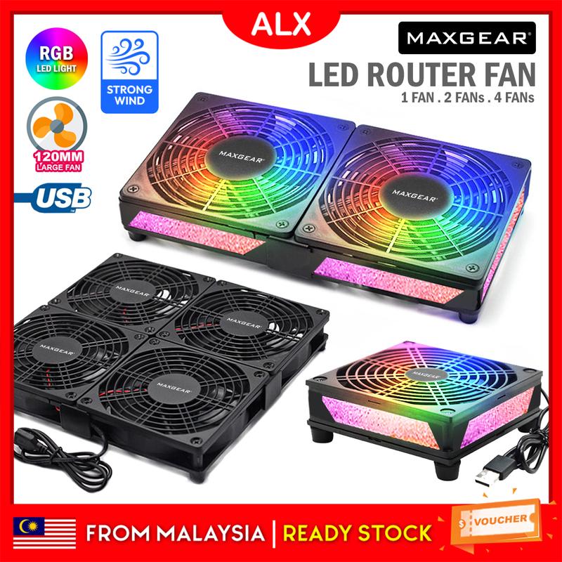 ALX MAXGEAR Ultra Fast Cooling Fan Powerful Router Modem RGB - TikTok ...