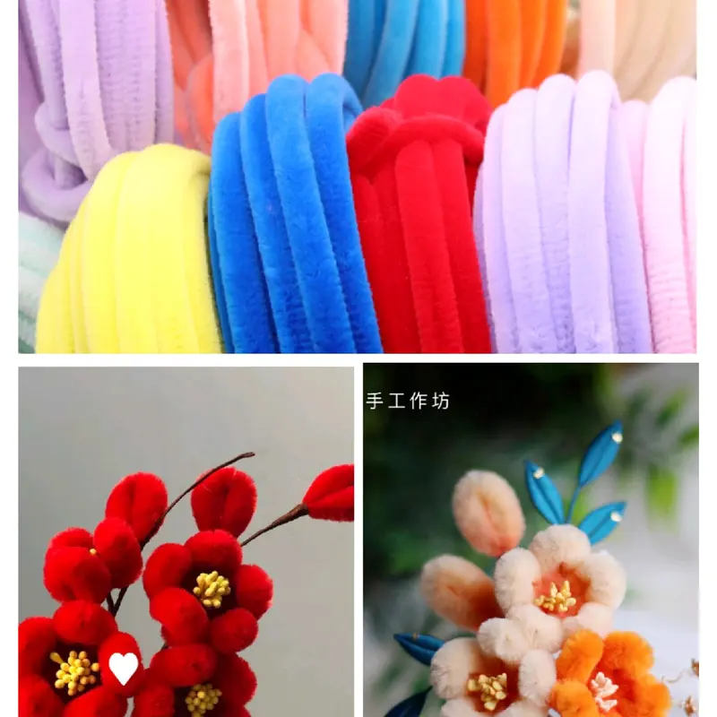 Kẽm nhung 10mm loại 1 dày làm hoa trang trí đẹp Trang Trí Nhà Decor 1