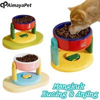 Gambar AimayaPet - Liftable Pet Bowl Mangkuk Tinggi Untuk Kucing Height Adjustable Cat Bowl Mangkuk Kucing Anjing Pet Bowl Neck Protection Tempat Makan Hewan Peliharaan Kaki Tinggi - Pink dari FluffyHQ Kab. Tangerang 1 Tokopedia