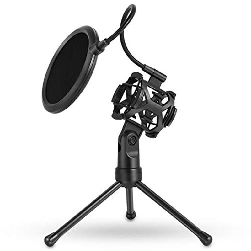 De Microfoon Van De Studio Met Pop Filter Stock Foto - Image of hangen De Microfoon Van De Studio Met Pop Filter Stock Foto - Image of hangen