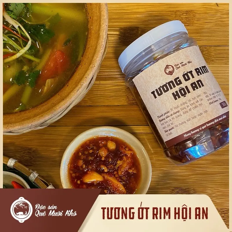 TƯƠNG ỚT RIM HỘI AN ĐẶC SẢN QUÊ MƯỜI KHÓ 500G & 300G 1