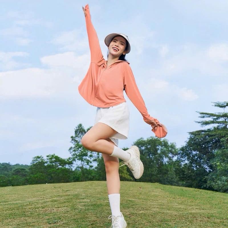 Áo Chống Nắng Nữ Umi Dáng Cánh Dơi Nỉ Dày Dặn Với Mũ To Bảo Vệ Da Chống UV 1