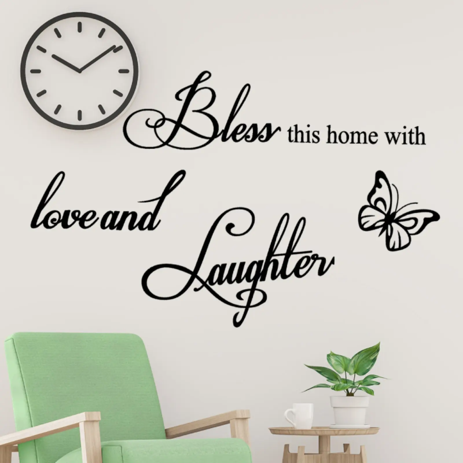 Fashion Design Family English Quote Proverbs Wall Stickers Room Art Decor Removeable Decals DIY Home Decor