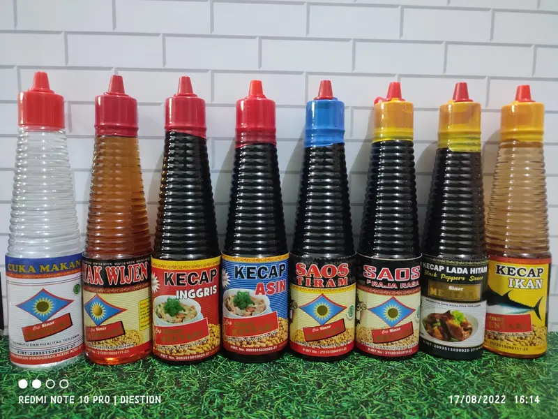 Paket Hemat Penyedap Masakan Isi 8 Botol HALAL asin hitam Ikan Kecap Tiram Lada 0