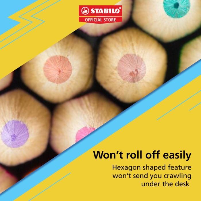 Product Introduction of STABILO Swans School Office Stationery Colour Pencil Set (13/ 26/ 38/ 48) 15