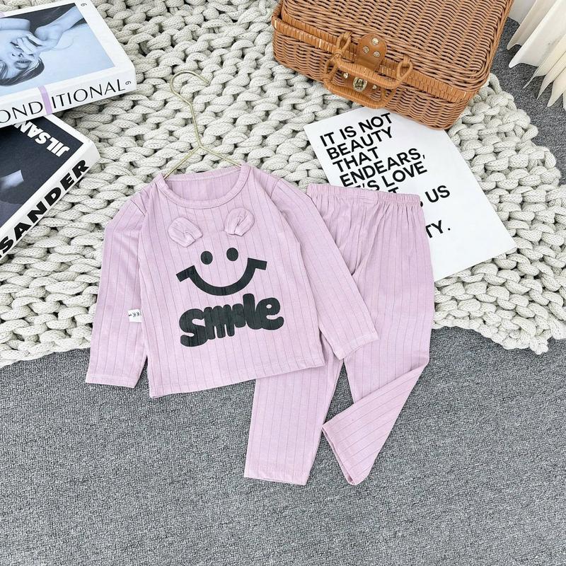 Bộ Thun Gân Dài Tay Co Dãn Siêu Mềm Cho Bé Size 7-17kg - Áo Thun bình thu sơ sinh trần đồ quần set nỉ 6