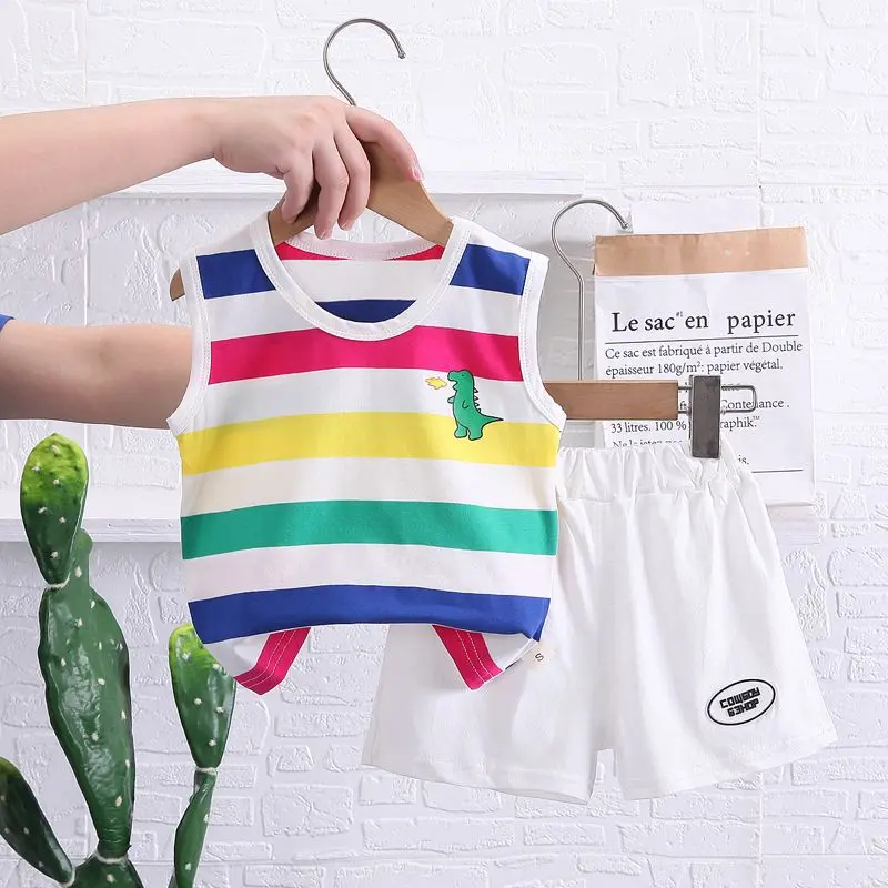 SINGLET SETELAN ANAK BABY SANTAI LENGAN PENDEK TERMURAH 0