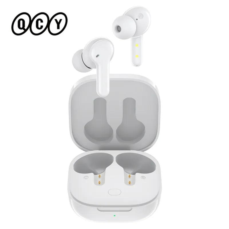 Tai nghe Bluetooth Qcy T13 Tai nghe TWS không dây v5.1 với điều khiển cảm ứng Tai nghe nhét tai 4 micro Tai nghe gọi ENC HD Ứng dụng tùy chỉnh