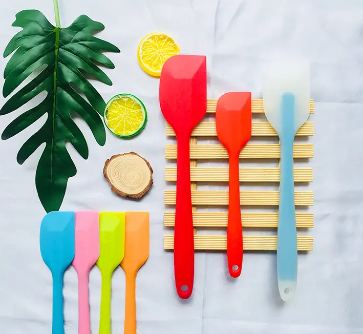 BISA COD H5426 Spatula Masak Silikon / Spatula Silicon Tahan Panas / Spatula Masak / Spatula Pengaduk Adonan Kue Kitchenware Kuas 5