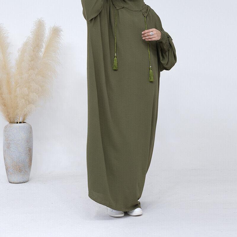 Product Introduction of Váy Hoodie Phụ Nữ Hồi Giáo, 1 Chiếc, Dài Tay Áo, Dáng Rộng Rãi, Áo Choàng Maxi, Abaya, Áo Jilbab 24