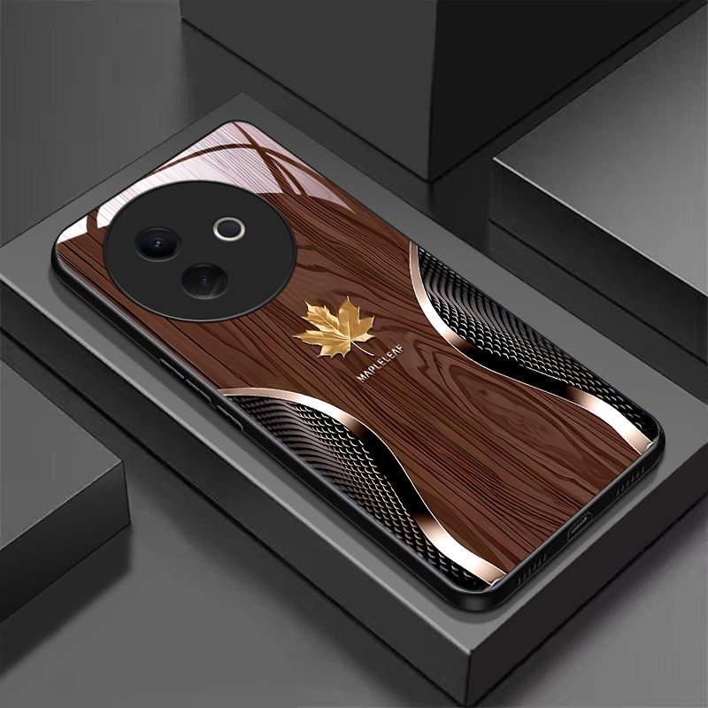 เคสโทรศัพท์กระจกนิรภัย บางเฉียบ ปกแข็ง ลายสไตล์ธุรกิจ เข้ากันได้กับ vivo Y39 BLA064