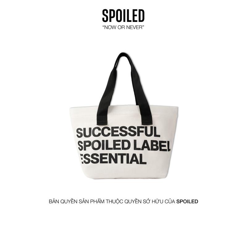 SPOILED Túi Tote Daily vải bố Canvas