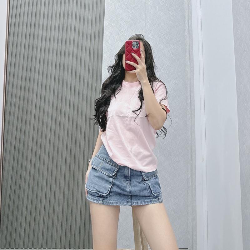 Áo Thun Nữ Baby Tee BASIC chất thun cotton 1