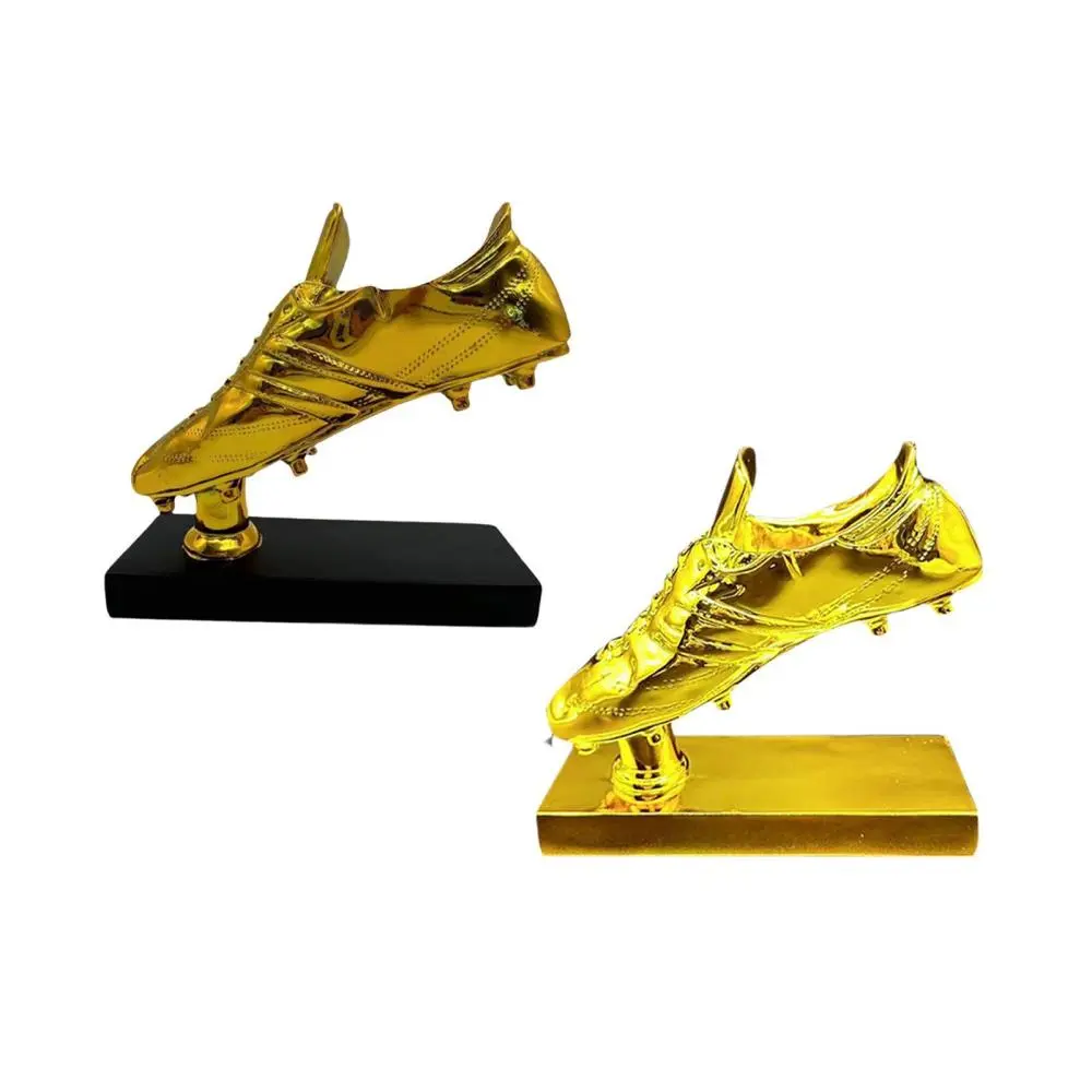 Golden Boot Soccer Trophy Resin Trophy for Home Decoration