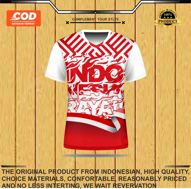 JERSEY BAJU ATASAN PRINTING HUT RI YG KE 78 Sport 2