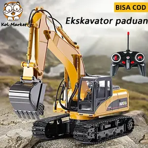 KolMarket remote control excavator hadiah ulang tahun anak laki-laki excavator mobil mainan
