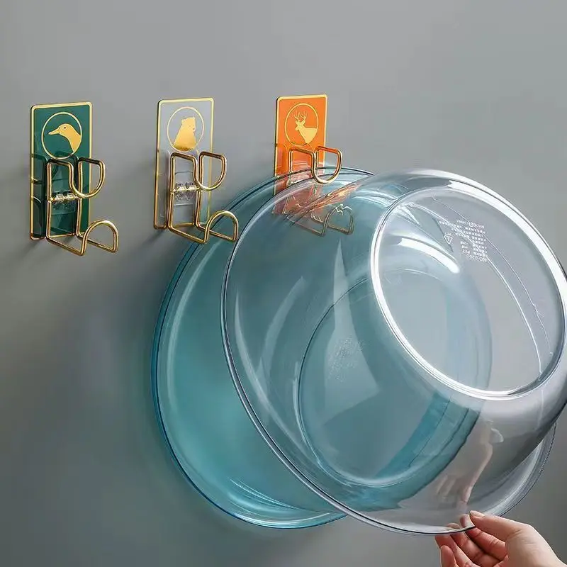 Giá Để Chậu Rửa, Móc Không Cần Đục Lỗ, Không để lại dấu vết, Cho Nhà Bếp Và Phòng Tắm, Thích Hợp Cho Chậu Rửa, Có Thể Chịu Lực, Có Miếng Dán, Giá Để Đồ