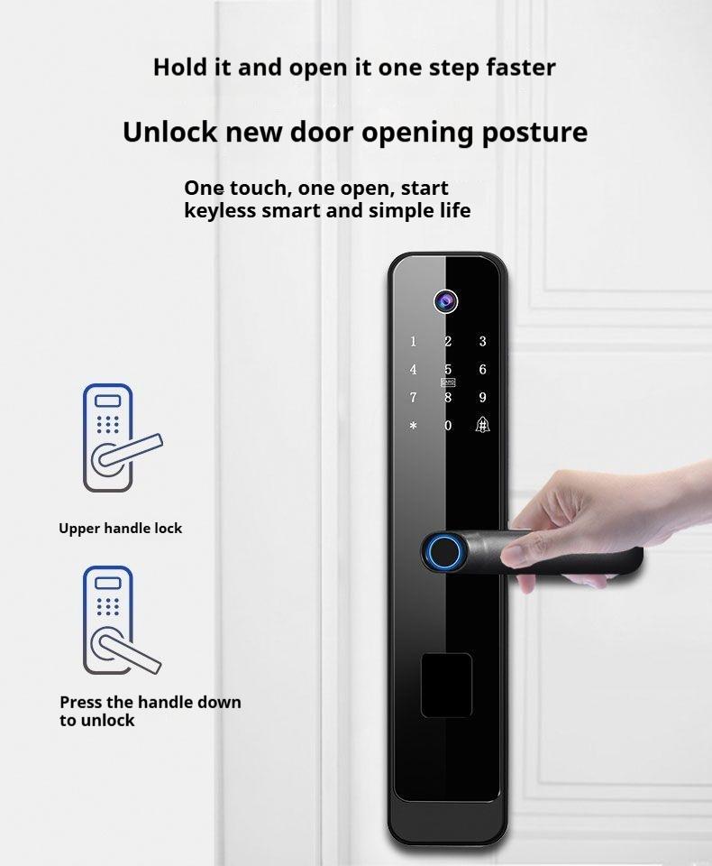 Product Introduction of Fingerprint Lock Home Password Lock Smart Door Lock Anti-theft Door Entry Electronic Lock Smart Fingerprint Lock 11