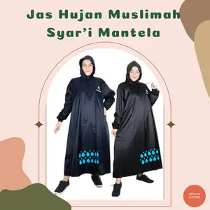 Jas Hujan RTG Mantela | Jas Hujan Syari | Raincoat Wanita | Jas Hujan Wanita | Jas Hujan Raincoat | Mantel Hujan | Jashujan | Jas Hujan Gamis Anti Air | as Hujan Ponco Syar'i Mantela / Jas Hujan Perempuan Muslimah / Jas Hujan Syar'i / Jas Hujan Muslimah