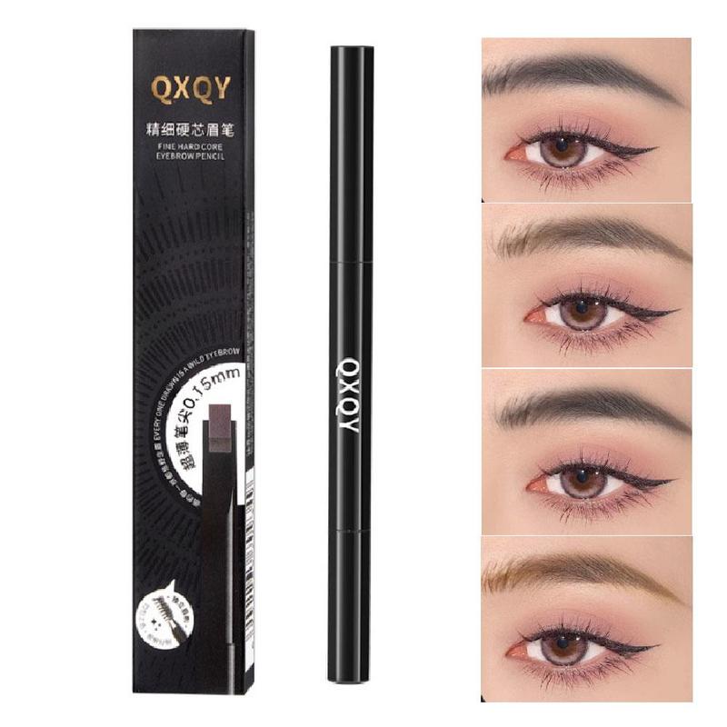 Bút Kẻ Lông Mày Lì Không Thấm Nước, 4 Màu Có Sẵn, Trang Điểm, Hai Đầu, Lâu Trôi, Chống Nhòe, Chì Kẻ Lông Mày, G4Q6 1
