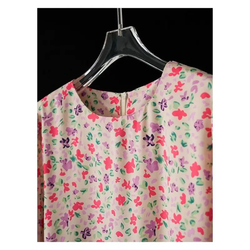 SOHYUN CHIC CASUAL FLOWER KOREAN STYLE MAXI DRESS nagita slavina fairy vintage outfit dresswell long dress 1