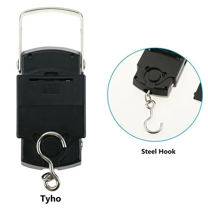 Cân Điện Tử Cầm Tay 50kg, Cân Câu Cá, Cân Giao Hàng Tiết Kiệm, Có Móc 3
