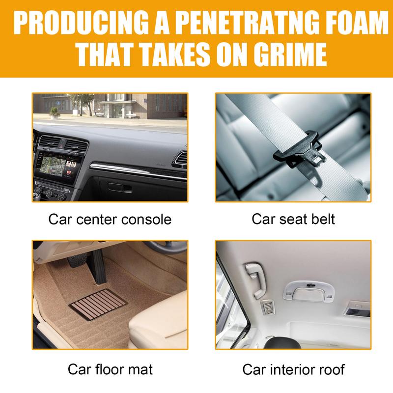 Multi-function Foam Cleaner Car Interior decontamination Cleaning foam cleaner for leather seats Household car  shampoo 1