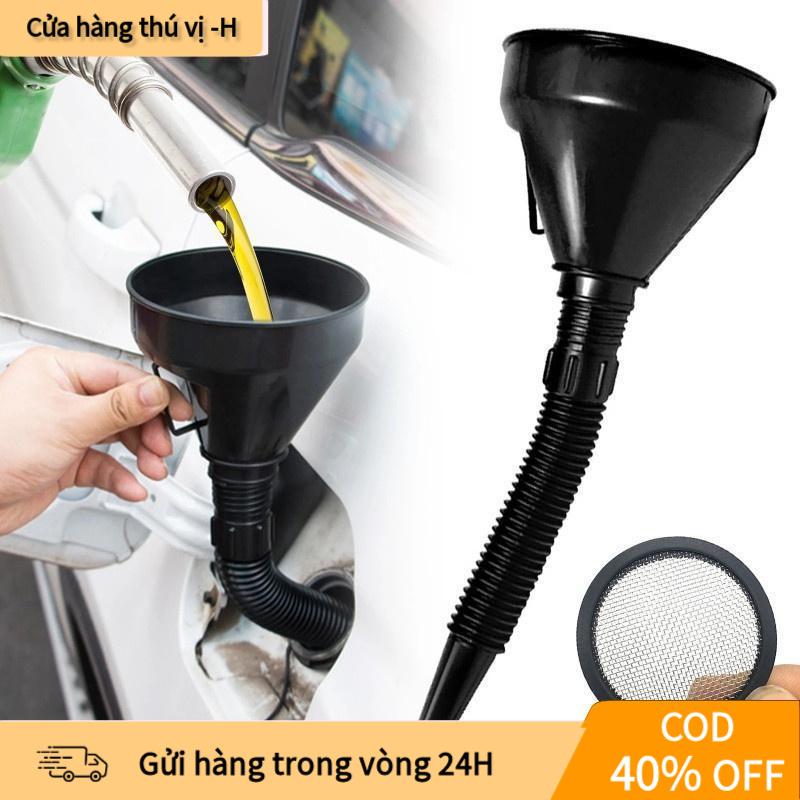  Phễu Đổ Xăng Dầu Có Vòi Lọc Cặn – Dùng Cho Xe Máy Ô Tô Nước Làm Mát Nhiên Liệu Chống Văng 