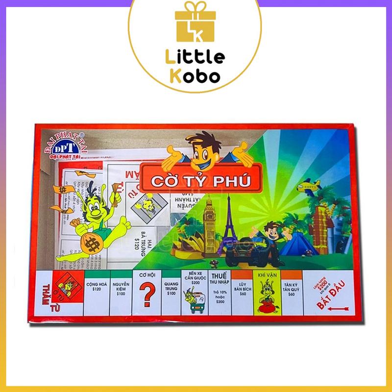 [Hugo Lớn] Bộ Cờ Tỷ Phú Tỉ Phú Loại Lớn 40cm Đẹp Bản Hugo Dễ Thương Đồ Chơi Trẻ Em Xả Stress Giải Trí Xúc Xắc