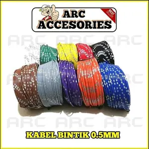 Kabel body bintik avs 0.5mm 20meter